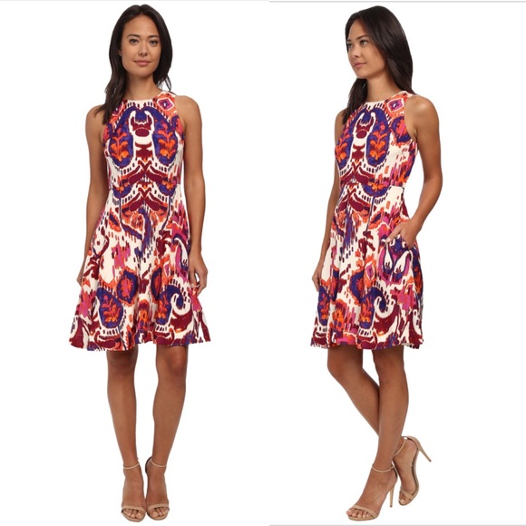 Donna Morgan Dresses & Skirts - NWT Donna Morgan Ikat Print Dress size 10